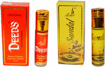Almas Fascinating DEEDS HOT and SANDAL pocket Floral Attar(Musk)