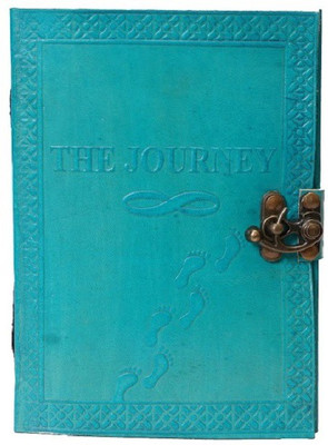 Pranjals House A5 Diary(leather journal, ocean blue)