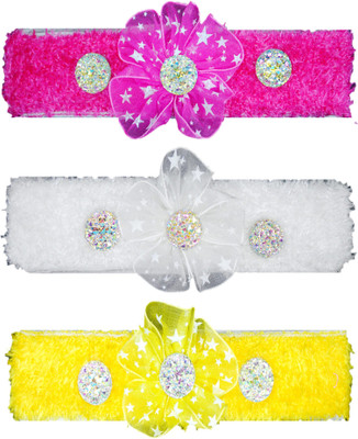 FAVINO Crochet Cutwork Flower Baby Headband ( Pink, White, Yellow ) 3 Pcs Set Head Band(Multicolor)
FAVINO Crochet Cutwork Flower Baby Headband ( Pink, White, Yellow ) 3 Pcs Set Head Band(Multicolor)