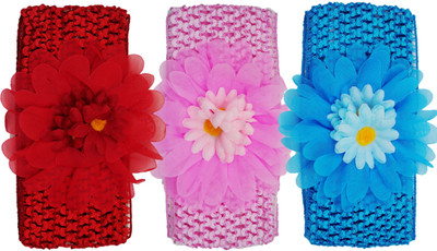 Netboys Crochet Cutwork Flower Baby Headband ( Red, Pink, Blue ) 3 Pcs Set Head Band(Multicolor)
Netboys Crochet Cutwork Flower Baby Headband ( Red, Pink, Blue ) 3 Pcs Set Head Band(Multicolor)