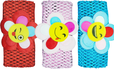 FAVINO Crochet Cutwork Flower Baby Headband ( Red, Pink, Blue ) 3 Pcs Set Head Band(Multicolor)
FAVINO Crochet Cutwork Flower Baby Headband ( Red, Pink, Blue ) 3 Pcs Set Head Band(Multicolor)