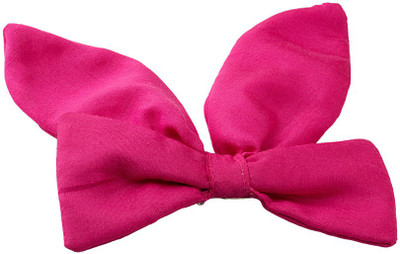 Voylla Cute Pink Hair Accessory Cum Bow Tie Hair Pin(Pink)