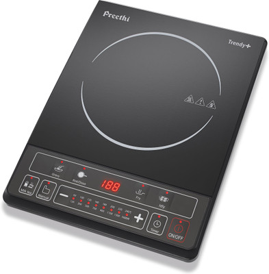 Preethi IC 116 Induction Cooktop(Black, Push Button)