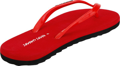 77 seventy seven Flip Flops, Red