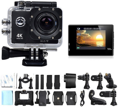 Heirloom Quality 1 HQ Wi-Fi 4K Waterproof Sports Action Camera 4K Ultra HD, 16MP, 2 Inch LCD Display, HDMI Out, 170 Degree Wide Angle Sports and Action Camera(Black, 16 MP)
Heirloom Quality 1 HQ Wi-Fi 4K Waterproof Sports Action Camera 4K Ultra HD, 16MP, 2 Inch LCD Display, HDMI Out, 170 Degree Wide Angle Sports and Action Camera(Black, 16 MP)