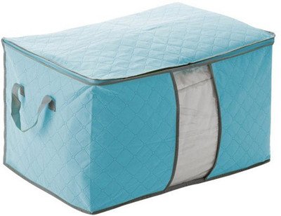 House of Quirk Foldable Charcoal Fabric Clothes Storage Box (45.01 cm x 30 cm x 48.01 cm, Blue)(Blue)
House of Quirk Foldable Charcoal Fabric Clothes Storage Box (45.01 cm x 30 cm x 48.01 cm, Blue)(Blue)