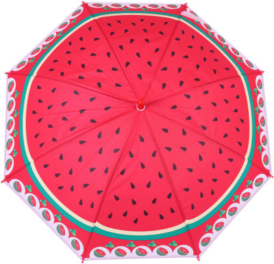 FabSeasons Kids Fancy Watermelon Printed, Single Fold, Stick Umbrella For Rains, Summer and Sun Protection Umbrella(Red)
FabSeasons Kids Fancy Watermelon Printed, Single Fold, Stick Umbrella For Rains, Summer and Sun Protection Umbrella(Red)