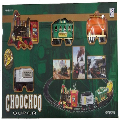 MAGNIFICO Battery Operated Choo Choo Smoke Toy Train With Track Set Round with Sound(Multicolor)
MAGNIFICO Battery Operated Choo Choo Smoke Toy Train With Track Set Round with Sound(Multicolor)