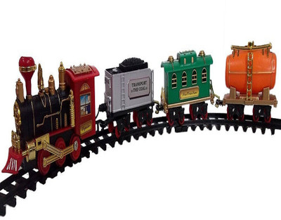 MAGNIFICO ChooChoo Toy Train Emits Real Smoke With Light and Sound Track Set For Kids(multicolour)
MAGNIFICO ChooChoo Toy Train Emits Real Smoke With Light and Sound Track Set For Kids(multicolour)