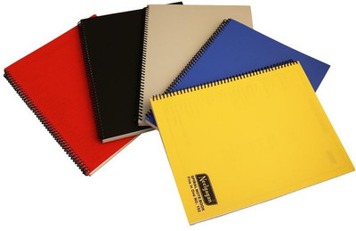 NEELGAGAN A4 Notebook(NOTEBOOK 5SUBJECT SPIRAL NO 102, Multicolor, Pack of 5)