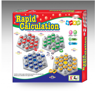Grab Offers Rapid Calculation Wonderful Game To Test Mathematical Skill Of Your Kids.(Multicolor)
Grab Offers Rapid Calculation Wonderful Game To Test Mathematical Skill Of Your Kids.(Multicolor)