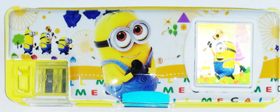 A2Z Calculator; Twin Sharpener; Minnions Art Plastic Pencil Box(Set of 1, Multicolor)
A2Z Calculator; Twin Sharpener; Minnions Art Plastic Pencil Box(Set of 1, Multicolor)