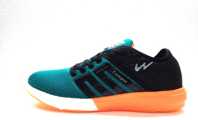 Campus Running Shoes For Men(Green, Black, Orange