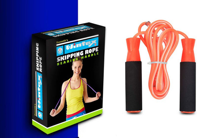 Best Ideas Wintex Finest Soft Foam Handle Ball Bearing Skipping Rope(Red, Black, Blue, Green, Length: 274 cm), Multicolor
Best Ideas Wintex Finest Soft Foam Handle Ball Bearing Skipping Rope(Red, Black, Blue, Green, Length: 274 cm), Multicolor