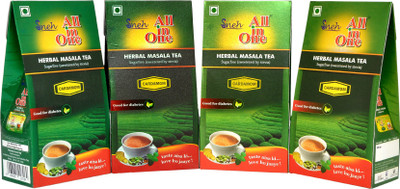 All in One Pack of 4 Herbal Masala Tea Sugarfree Cardamom Cardamom Masala Tea Tetrapack(200 g)
All in One Pack of 4 Herbal Masala Tea Sugarfree Cardamom Cardamom Masala Tea Tetrapack(200 g)