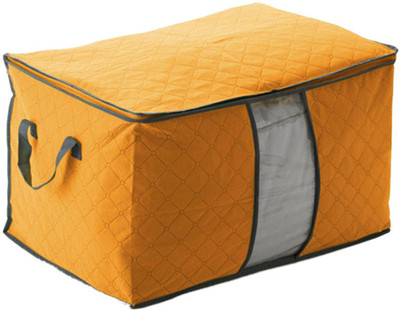 House of Quirk Foldable Charcoal Fabric Clothes Storage Box (45.01 cm x 30 cm x 48.01 cm, Orange)(Orange)
House of Quirk Foldable Charcoal Fabric Clothes Storage Box (45.01 cm x 30 cm x 48.01 cm, Orange)(Orange)