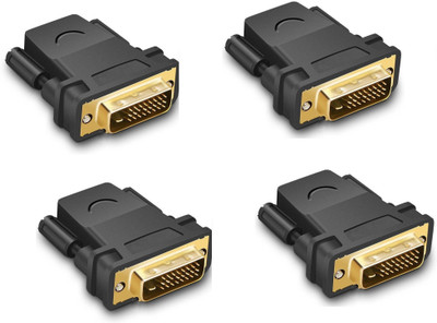 Etake (Pack of 4) HDMI-TO-DVI 24+1 Male/Female 1080P HDTV Converter for PC PS3 Projector TV Box USB Adapter(Black)
Etake (Pack of 4) HDMI-TO-DVI 24+1 Male/Female 1080P HDTV Converter for PC PS3 Projector TV Box USB Adapter(Black)