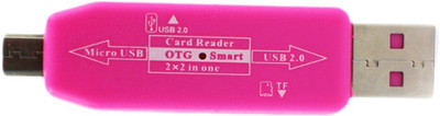 Etake Pink Mini USB 2.0 HUB And Smart Connection Kit to Your Smart Phone Card Reader USB Adapter(Pink)
Etake Pink Mini USB 2.0 HUB And Smart Connection Kit to Your Smart Phone Card Reader USB Adapter(Pink)
