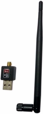 Anytech ™ 2.4Ghz, USB 2.0 Wireless Antenna Wi-Fi Network Adapter/Receiver For Windows Pc And Laptops USB USB Adapter(Black)
Anytech ™ 2.4Ghz, USB 2.0 Wireless Antenna Wi-Fi Network Adapter/Receiver For Windows Pc And Laptops USB USB Adapter(Black)