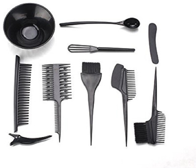 Kiki Hair Coloring Kit Salon Dyeing Coloring Tools Tint Mixing Brush Comb Bowl(Set of 10)
Kiki Hair Coloring Kit Salon Dyeing Coloring Tools Tint Mixing Brush Comb Bowl(Set of 10)