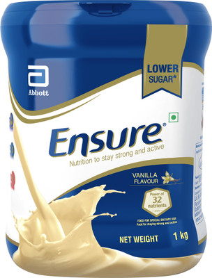 Ensure Vanilla Nutrition Drink(1 kg, Vanilla Flavored)
Ensure Vanilla Nutrition Drink(1 kg, Vanilla Flavored)