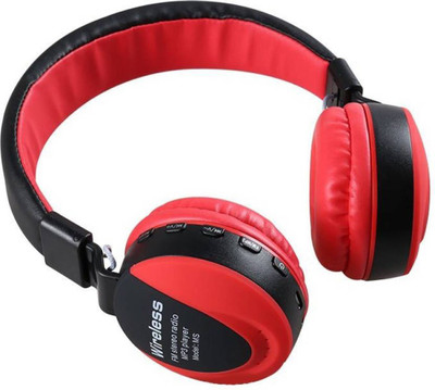 Ovleng MS-771A Bluetooth Smart Headphones(Wireless), Black;red