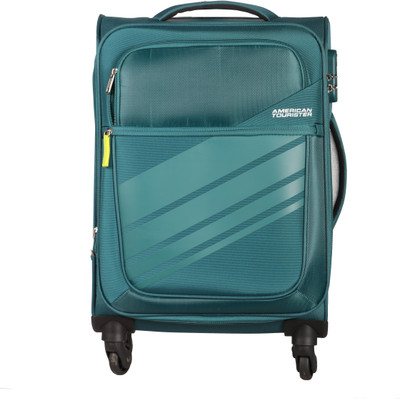 American Tourister Stirling Spinner Soft Trolley 55 cm (Teal) Expandable Cabin Luggage - inch(Blue
American Tourister Stirling Spinner Soft Trolley 55 cm (Teal) Expandable Cabin Luggage - inch(Blue