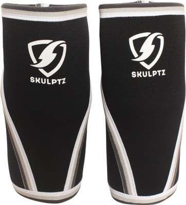 SKULPTZ Neoprene 7mm Heavy Duty Gym Weight Training Cross Fit Powerlifting Knee Support (1 Pair/Competition Grade/Black/Large) Knee Support(Black
SKULPTZ Neoprene 7mm Heavy Duty Gym Weight Training Cross Fit Powerlifting Knee Support (1 Pair/Competition Grade/Black/Large) Knee Support(Black