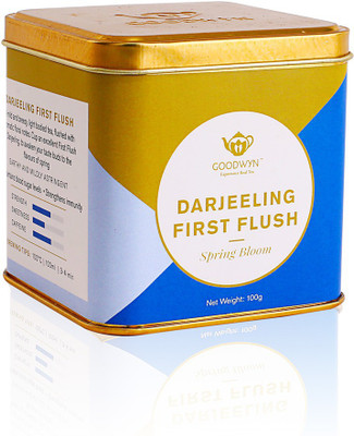 Goodwyn Darjeeling First Flush Tea, 100 Grams, Makes 50 Cups Black Tea Box(100 g)
