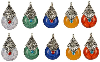 GOELX Antique German Silver Pendant/Earring Charms for Necklace & Earring Making - Ready to Use - Combo 1
GOELX Antique German Silver Pendant/Earring Charms for Necklace & Earring Making - Ready to Use - Combo 1