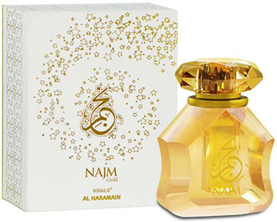 Kivalo Ⓡ Haramain Pure Original Najm Gold Fragrance Perfume Oil (Attar) with Sandalwood, Musk - 18 ml Floral Attar(Musk)
Kivalo Ⓡ Haramain Pure Original Najm Gold Fragrance Perfume Oil (Attar) with Sandalwood, Musk - 18 ml Floral Attar(Musk)