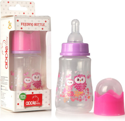 Apple Baby Feeding Bottle For Babies - purple - 240 ml(purple)