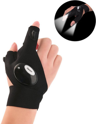 XYDROZEN ™ Outdoor LED Glove Flashlight Torch Cover with 2 LED light for Night Fishing Camping LED Headlamp(Ebony), Black
XYDROZEN ™ Outdoor LED Glove Flashlight Torch Cover with 2 LED light for Night Fishing Camping LED Headlamp(Ebony), Black