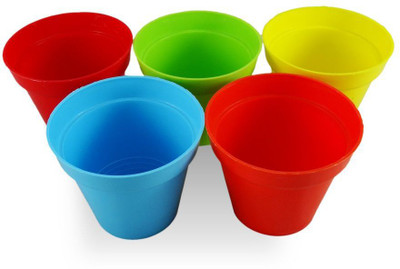 Yellow Table Fortune Pot, Pack of 5, Mixed Colours Plant Container Set(Pack of 5, Plastic)
Yellow Table Fortune Pot, Pack of 5, Mixed Colours Plant Container Set(Pack of 5, Plastic)
