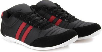 Andrew Scott Sporty Look Sneakers For Men(Black, Red