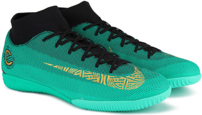 Nike SUPERFLY 6 ACADEMY CR7 IC Football Shoes For Men(Green, Clear jade/mtlc vivid gold-black
Nike SUPERFLY 6 ACADEMY CR7 IC Football Shoes For Men(Green, Clear jade/mtlc vivid gold-black