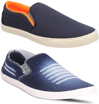 Pexlo Combo pack of 2 Men's Casual Shoes (Loafers and Moccasins Shoes) Loafers For Men(Navy, Blue, Orange
Pexlo Combo pack of 2 Men's Casual Shoes (Loafers and Moccasins Shoes) Loafers For Men(Navy, Blue, Orange