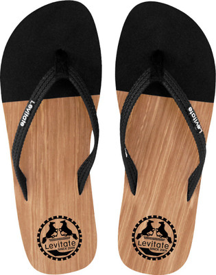 Levitate DUAL WOOD REVERSE Slippers, Wood black