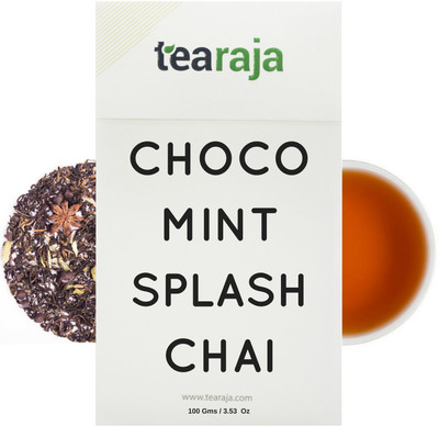 Tearaja Choco Mint Splash Chai Chocolate, Mint, Cardamom Iced Tea Vacuum Pack(100 g)
Tearaja Choco Mint Splash Chai Chocolate, Mint, Cardamom Iced Tea Vacuum Pack(100 g)