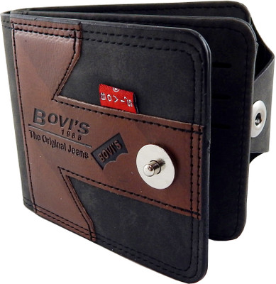 Bovi'S Men Casual Black, Brown Artificial Leather, Fabric Wallet(9 Card Slots)
Bovi'S Men Casual Black, Brown Artificial Leather, Fabric Wallet(9 Card Slots)