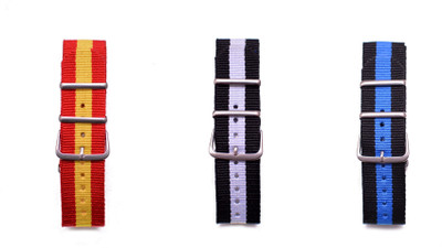 Watch Me Make Your Own Watch By Watch Me- NATO Multicolored Straps (ONLY Straps)-MYOW COLLECTION (All Straps in this collection-22 mm except Military Green Strap -20 mm) ch-sp-bkw-bkbu 22 mm Nato Nylon Stylish trendy Strap Combos Watch Strap(Multicolor)
Watch Me Make Your Own Watch By Watch Me- NATO Multicolored Straps (ONLY Straps)-MYOW COLLECTION (All Straps in this collection-22 mm except Military Green Strap -20 mm) ch-sp-bkw-bkbu 22 mm Nato Nylon Stylish trendy Strap Combos Watch Strap(Multicolor)