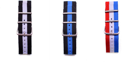 WM Make Your Own Watch By Watch Me- NATO Multicolored Straps (ONLY Straps)-MYOW COLLECTION (All Straps in this collection-22 mm except Military Green Strap -20 mm) ch-bkw-bkbu-fr 22 mm Nylon Watch Strap(Multicolor)
WM Make Your Own Watch By Watch Me- NATO Multicolored Straps (ONLY Straps)-MYOW COLLECTION (All Straps in this collection-22 mm except Military Green Strap -20 mm) ch-bkw-bkbu-fr 22 mm Nylon Watch Strap(Multicolor)
