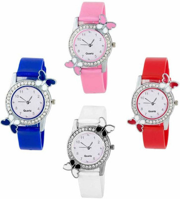 Miss Perfect New Butterfly Colourful Stylish Combo Watch For Girls & Women W-O21 Watch - For Girls Watch - For Men & Women
Miss Perfect New Butterfly Colourful Stylish Combo Watch For Girls & Women W-O21 Watch - For Girls Watch - For Men & Women