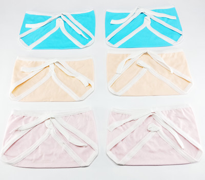 Aayat Kids Skin Friendly New Born Small Size Multi-Colourful Plain Triangle Hosiery Cotton Single Trap S4 - S(6 Pieces)
Aayat Kids Skin Friendly New Born Small Size Multi-Colourful Plain Triangle Hosiery Cotton Single Trap S4 - S(6 Pieces)