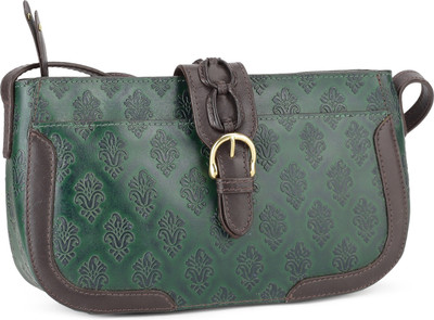 Holii Women Casual Green Leatherette Shoulder Bag