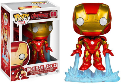 Funko Iron Man - Avengers, Age of Ultron Pop Figure #66(Multicolor)