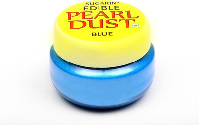 SUGARIN Edible Pearl Dust, Blue Icing(4.25 g, NA)