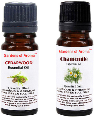 Gardens Of Aroma Cedarwood Essential Oil And Chamomile Essential Oil(20 ml)