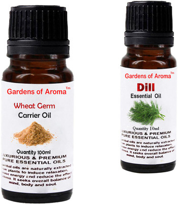Gardens Of Aroma Wheat germ Carrier Oil And Dill Essential Oil(110 ml)