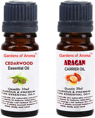 Gardens Of Aroma Cedarwood Essential Oil And Argan Carrier Oil(20 ml)
